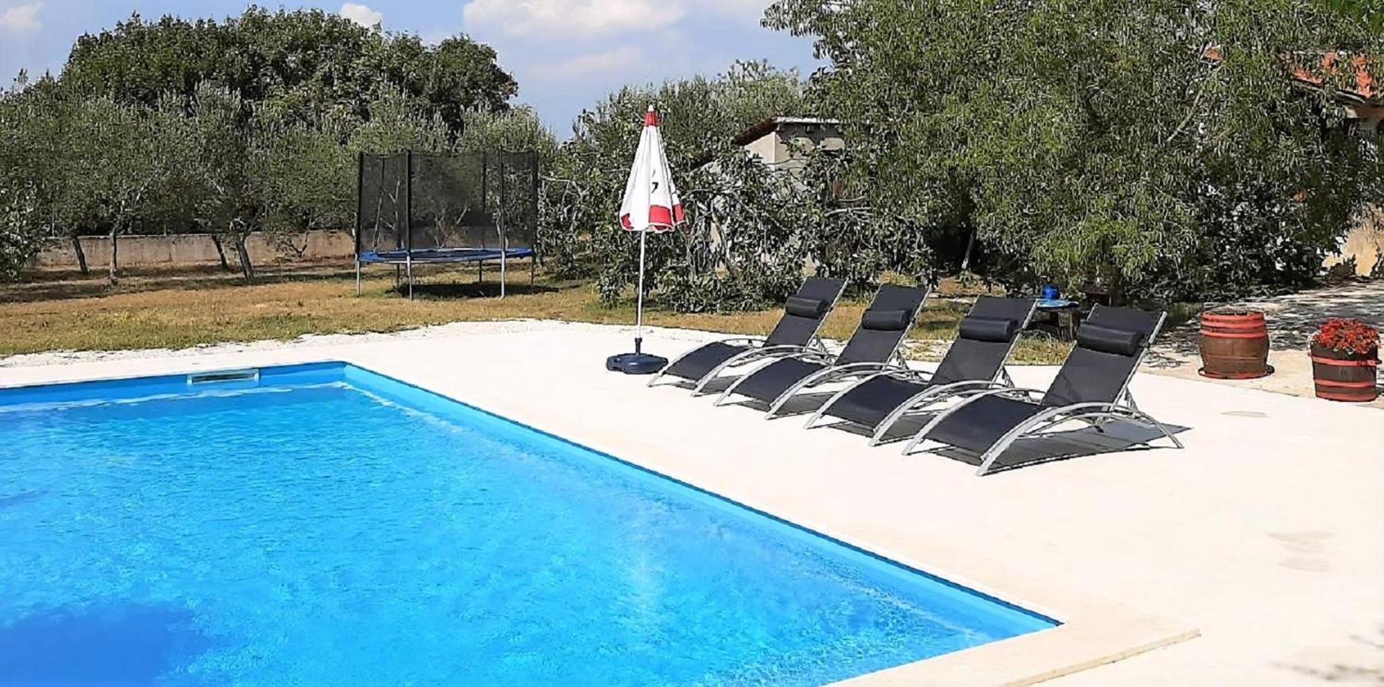 Ferienhaus Aqua Mit Pool Jadreški Exterior foto